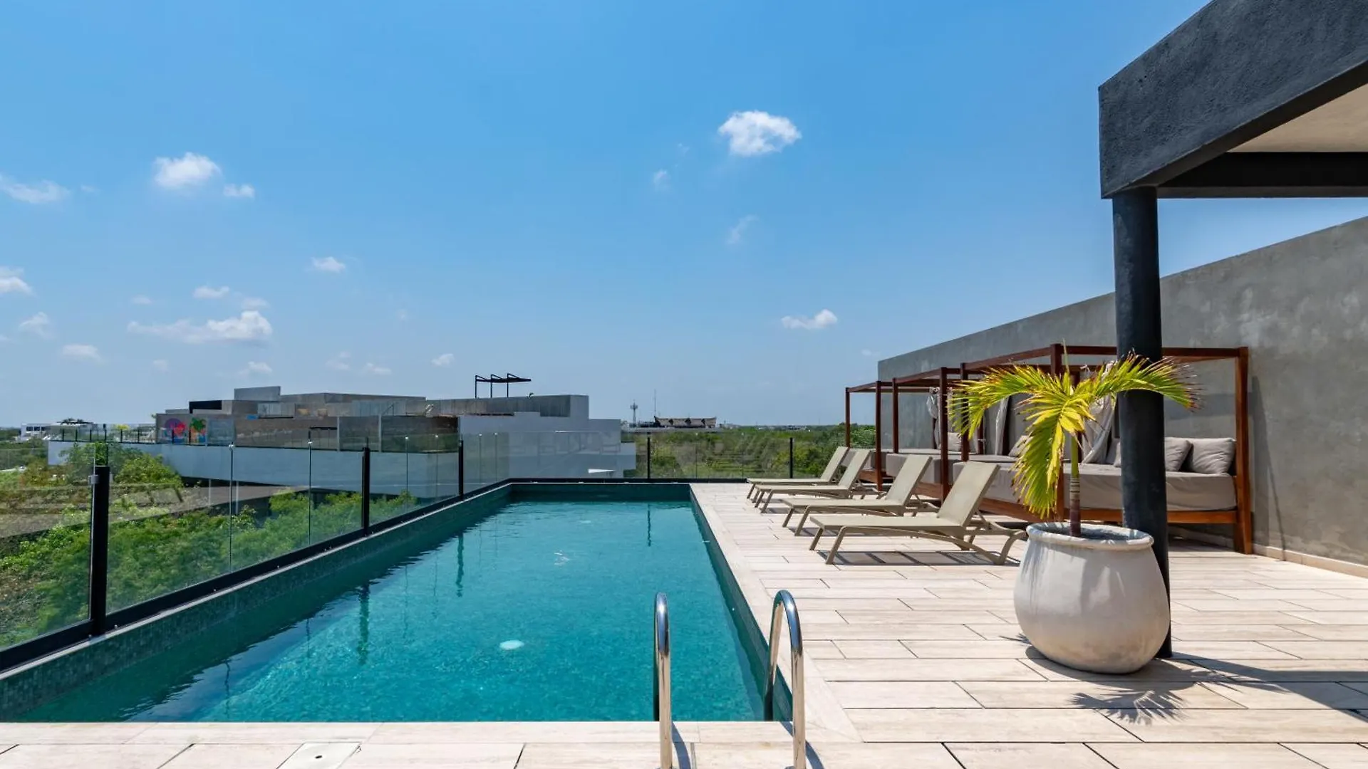 Luxury Studio With Balcony And Rooftop Pool In Tulum Best Location 0*,  Meksika
