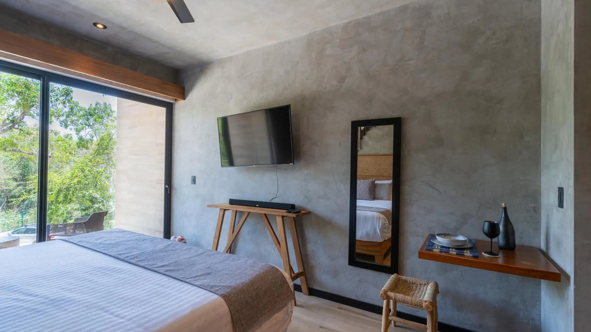 Daire Luxury Studio With Balcony And Rooftop Pool In Tulum Best Location Meksika